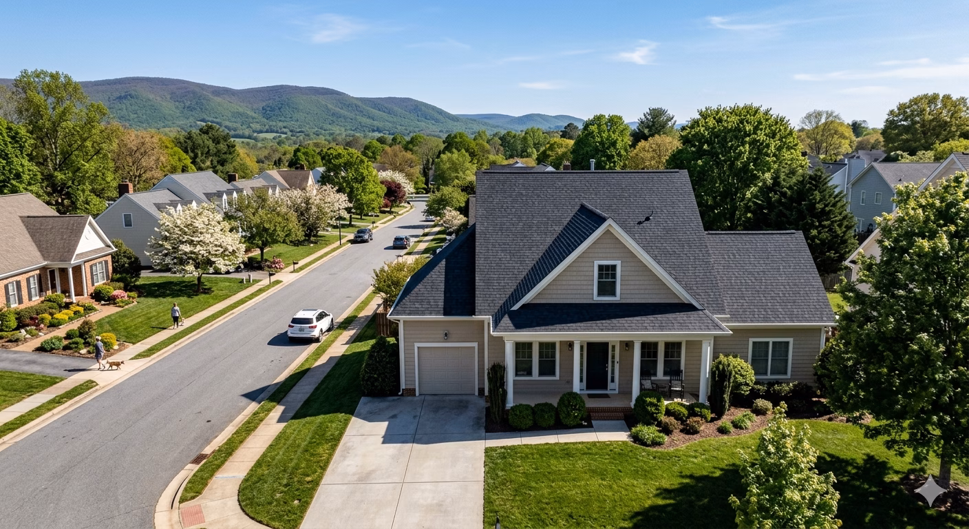 Featured image for &ldquo;New Roof Installation in Lynchburg, VA: What Homeowners Can Expect from Estimate to Final Day&rdquo;